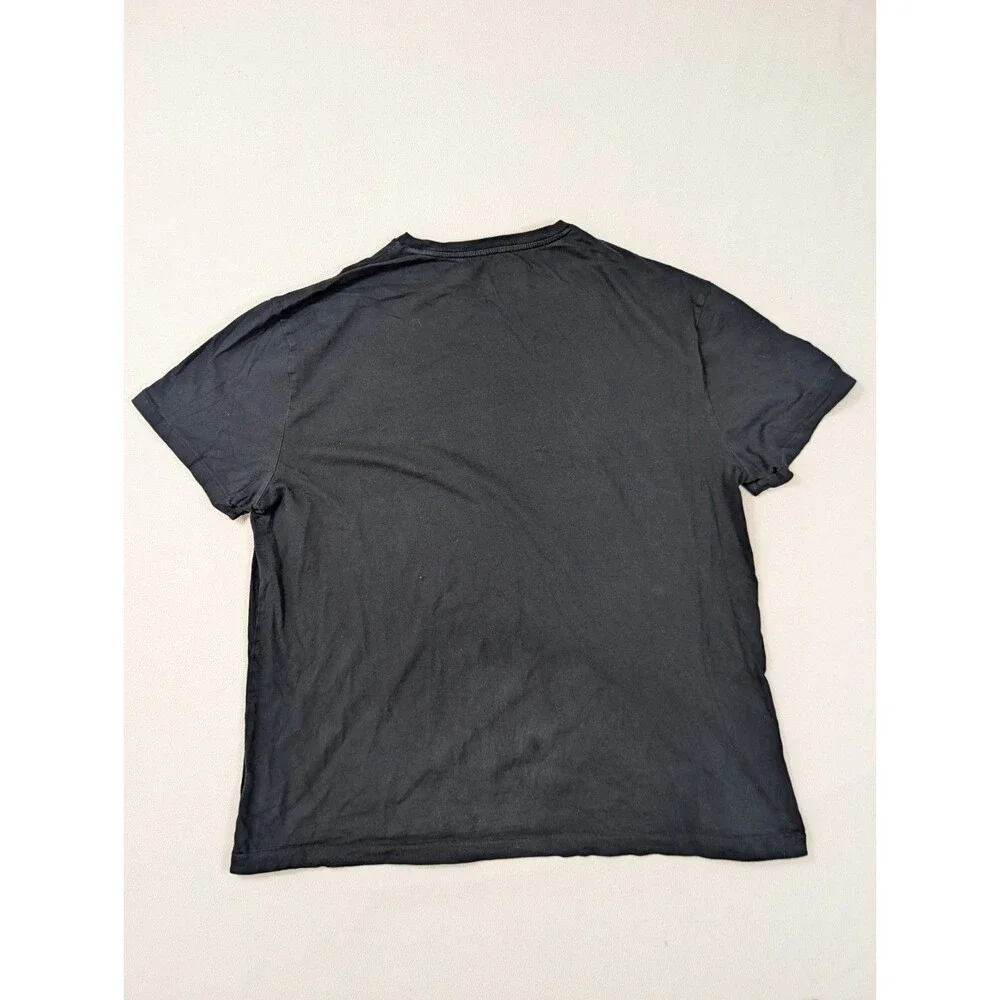 Polo Ralph Lauren Classic Fit Big Pony #3 Jersey Cotton Black T-Shirt Men's L